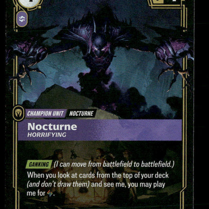 Nocturne - Horrifying #194/298 Foil Rare - Riftbound Origins TCG
