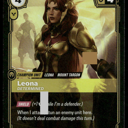 Leona - Determined #238/298 Foil Rare - Riftbound Origins TCG