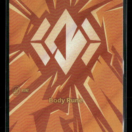 Body Rune #126b/298 PROMO Foil - Riftbound Origins TCG