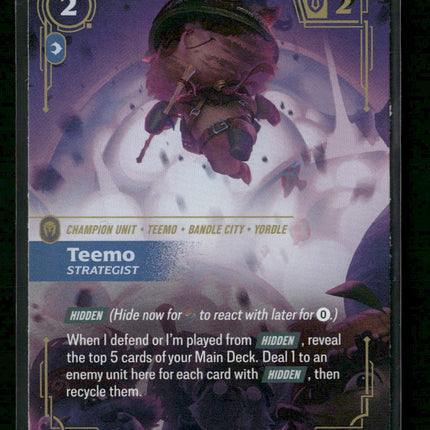 Teemo - Strategist #121/298 Foil Epic - Riftbound Origins TCG