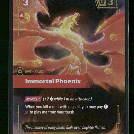 Immortal Phoenix #037/298 Foil Epic - Riftbound Origins TCG
