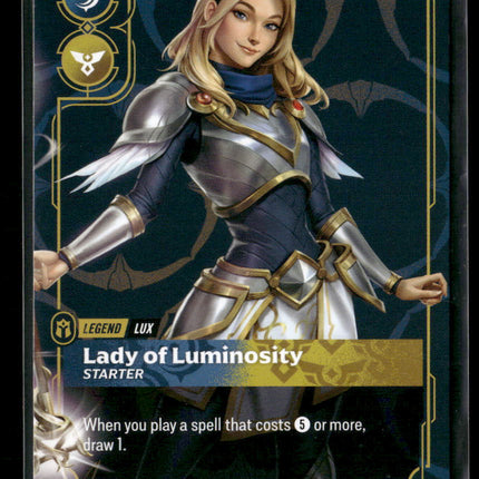 Lux - Lady of Luminosity (Starter) #021/024 Rare - Riftbound Origins TCG