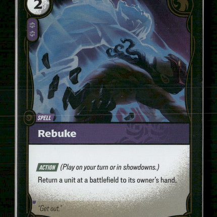 Rebuke #172/298 - Riftbound Origins TCG