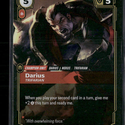 Darius - Trifarian #027/298 Foil Rare - Riftbound Origins TCG