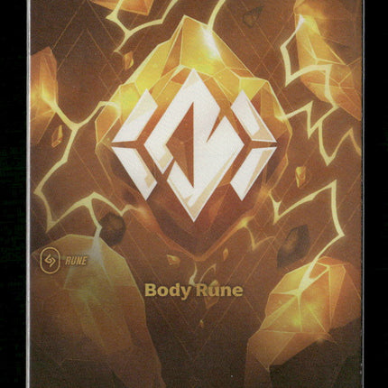 Body Rune (Alternate Art) #126a/298 Holofoil Showcase - Riftbound Origins TCG