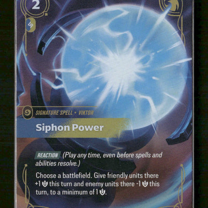 Siphon Power #266/298 Foil Epic - Riftbound Origins TCG