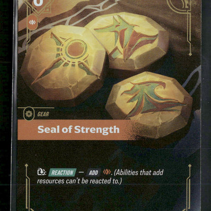 Seal of Strength #163/298 Foil Epic - Riftbound Origins TCG