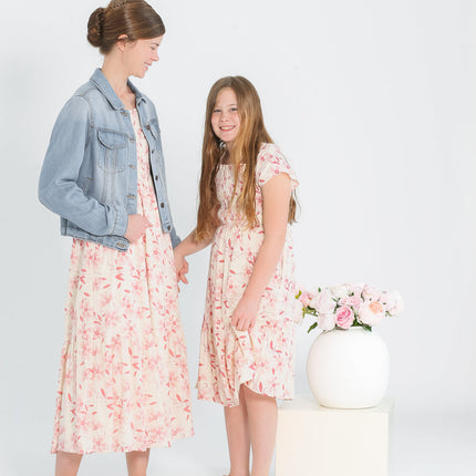 Summer Cap Sleeve Midi Dress - FINAL SALE