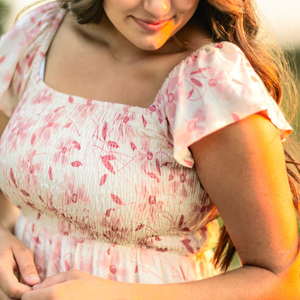 Summer Cap Sleeve Midi Dress - FINAL SALE