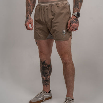 MEN’S | HYBRIFLEX SHORT : TAN