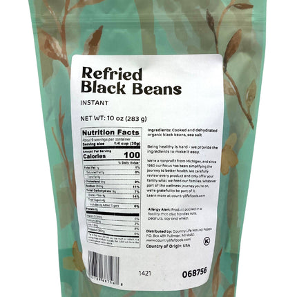 Black Beans, Instant, Organic
