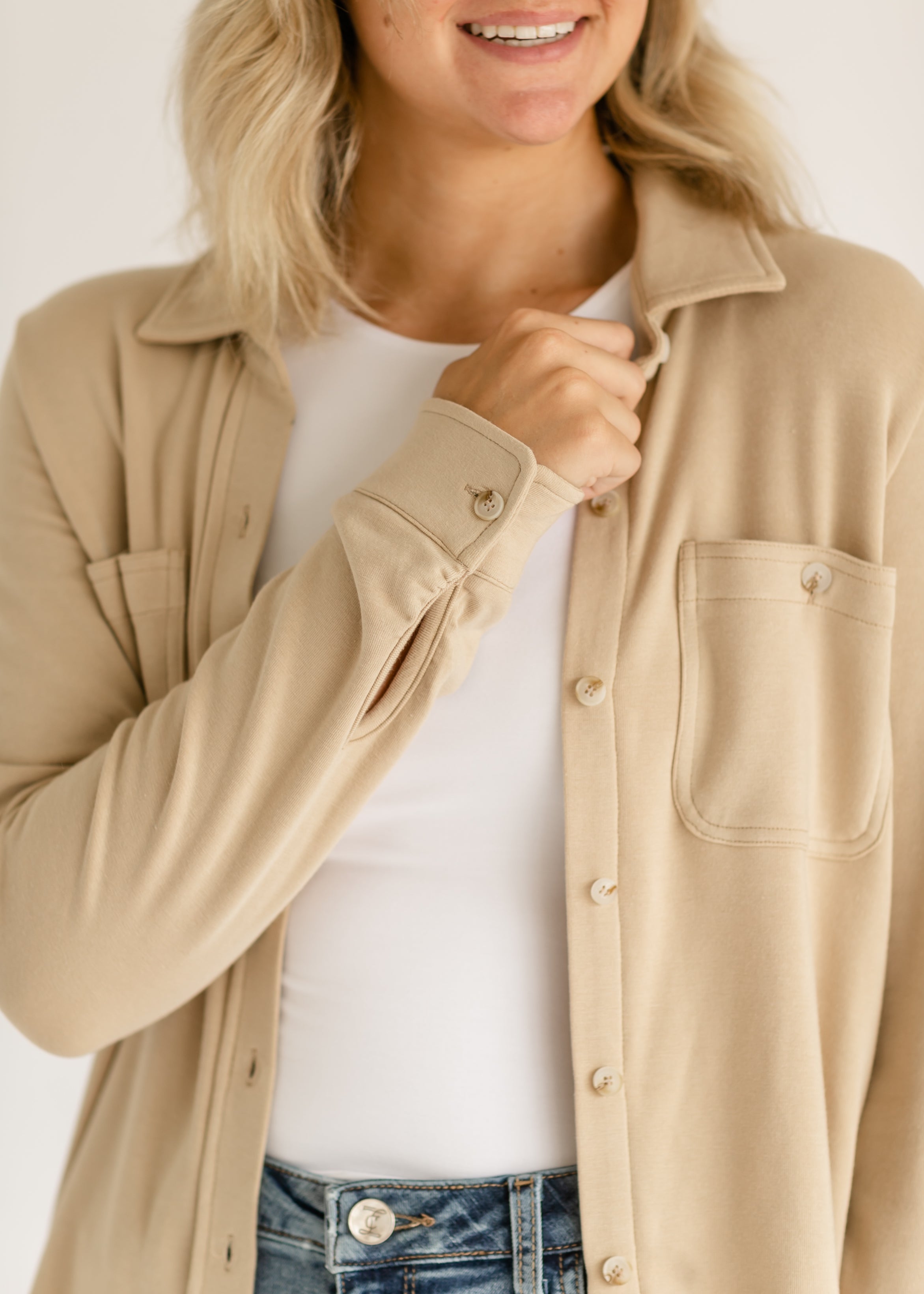 Taylor Ultra Soft Button Front Shirt - FINAL SALE