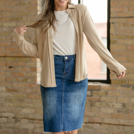 Taylor Ultra Soft Button Front Shirt - FINAL SALE