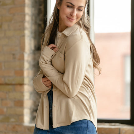 Taylor Ultra Soft Button Front Shirt - FINAL SALE