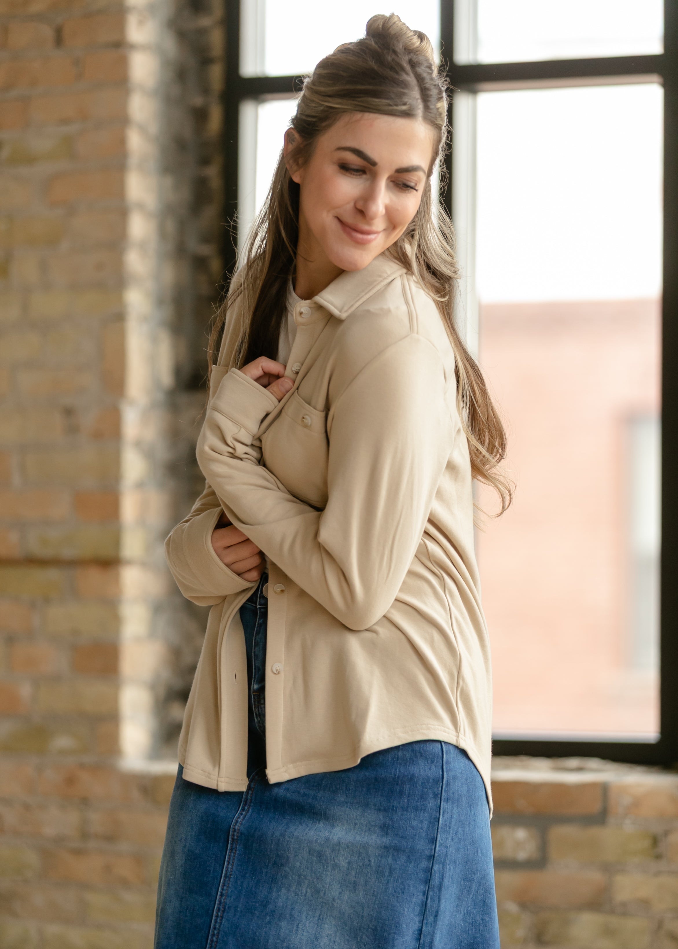 Taylor Ultra Soft Button Front Shirt - FINAL SALE