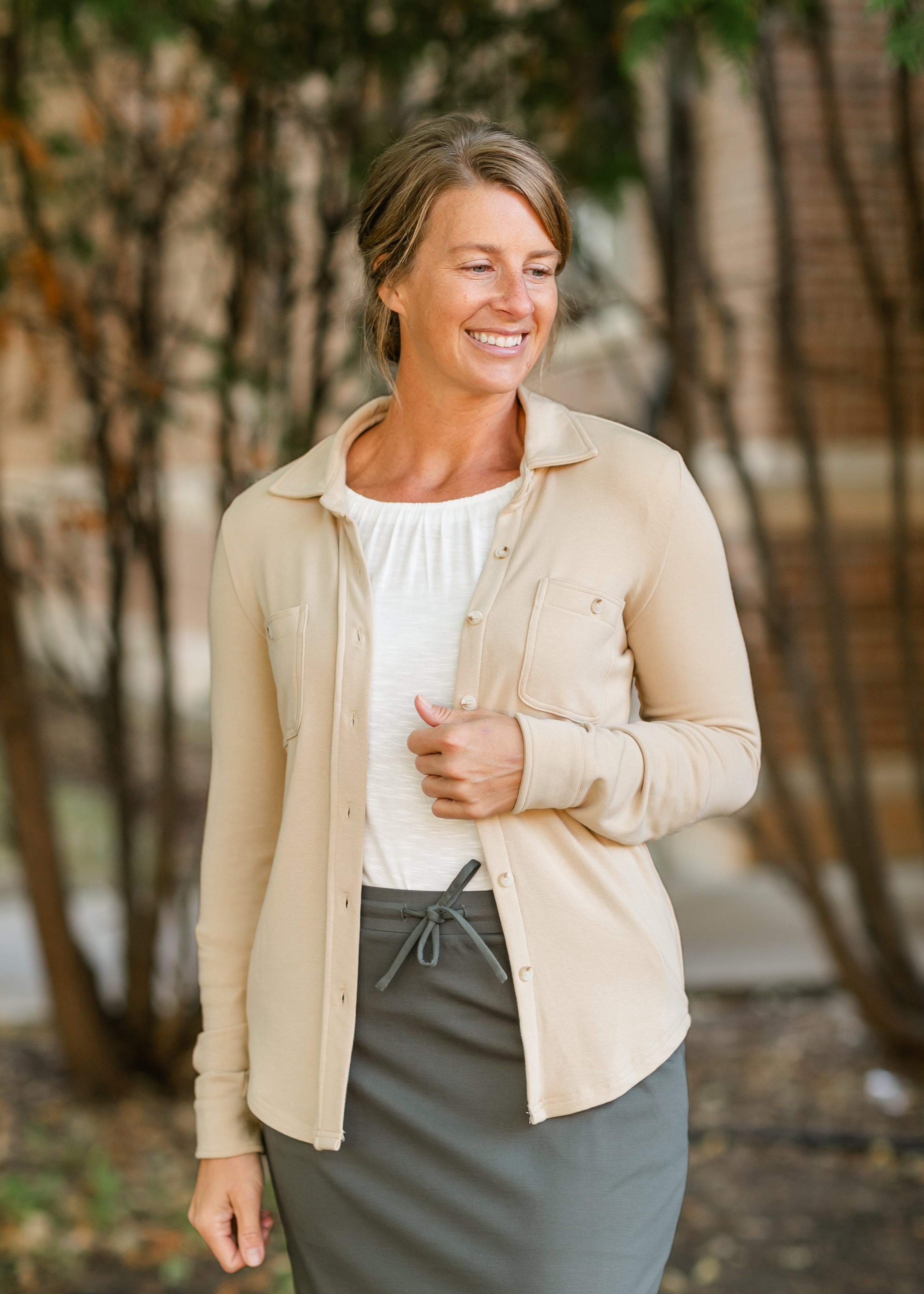 Taylor Ultra Soft Button Front Shirt - FINAL SALE