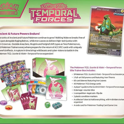 Temporal Forces Elite Trainer Box - SV05: Temporal Forces (TEF)