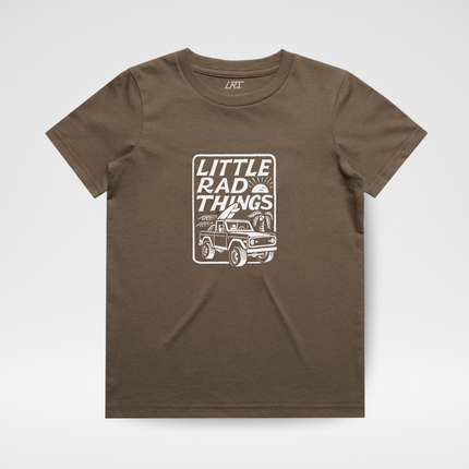 THE BRONCO LITTLE RAD THINGS TEE - BROWN