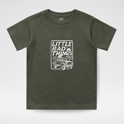 THE BRONCO LITTLE RAD THINGS TEE - OLIVE