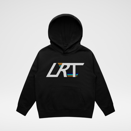 THE LRT WINGED LOGO HOODIE - RECYCLED BLACK