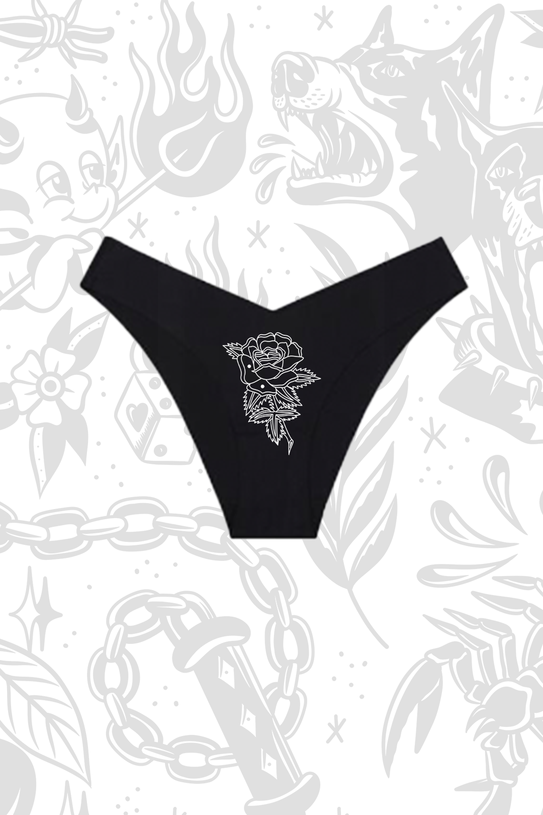 Thorn V-Cut Cheeky Panties