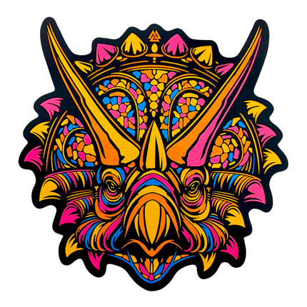 Todd Slater Triceratops Sticker