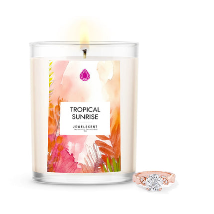 Tropical Sunrise 18oz Home Jewelry Candle