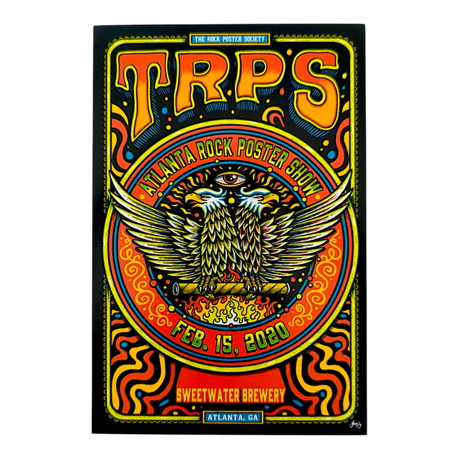 TRPS Atlanta Rock Poster Show Handbill by Matt Leunig