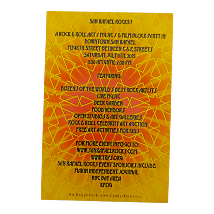 TRPS Rock Art by the Bay Handbill by Shane Edward Grogg