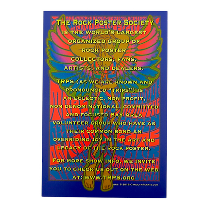 TRPS Festival of Rock Posters Handbill by John Seabury