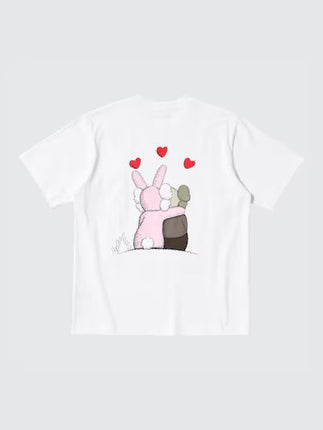 KAWS + Warhol UT Graphic T Shirt - White