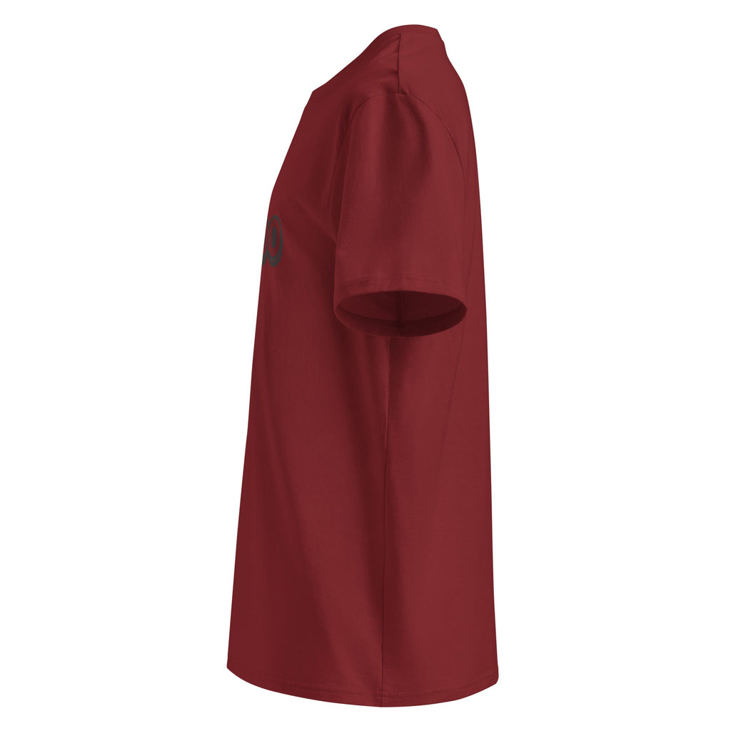 Unisex organic ribbed neck t-shirt