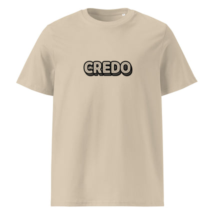 Unisex organic ribbed neck t-shirt