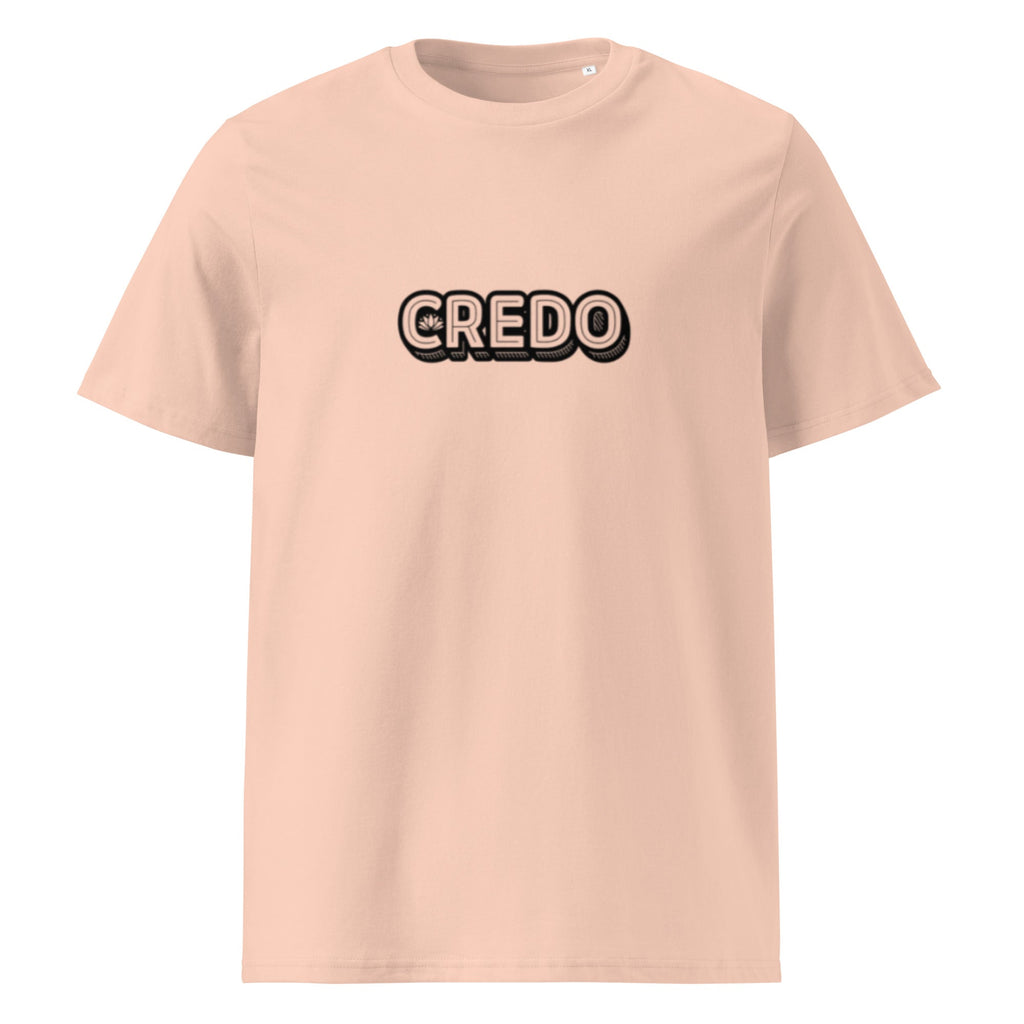 Unisex organic ribbed neck t-shirt