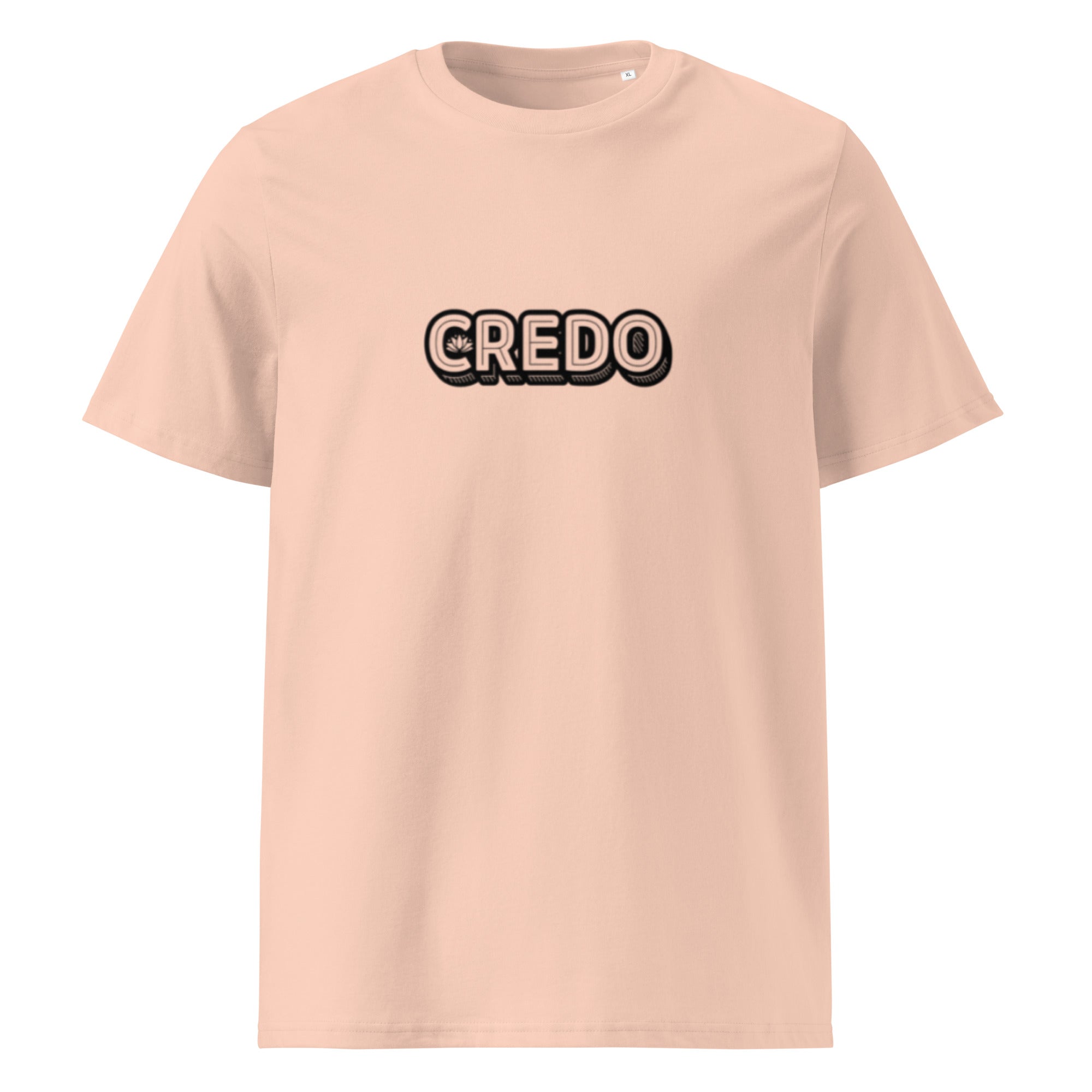 Unisex organic ribbed neck t-shirt