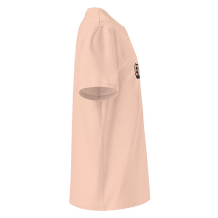Unisex organic ribbed neck t-shirt