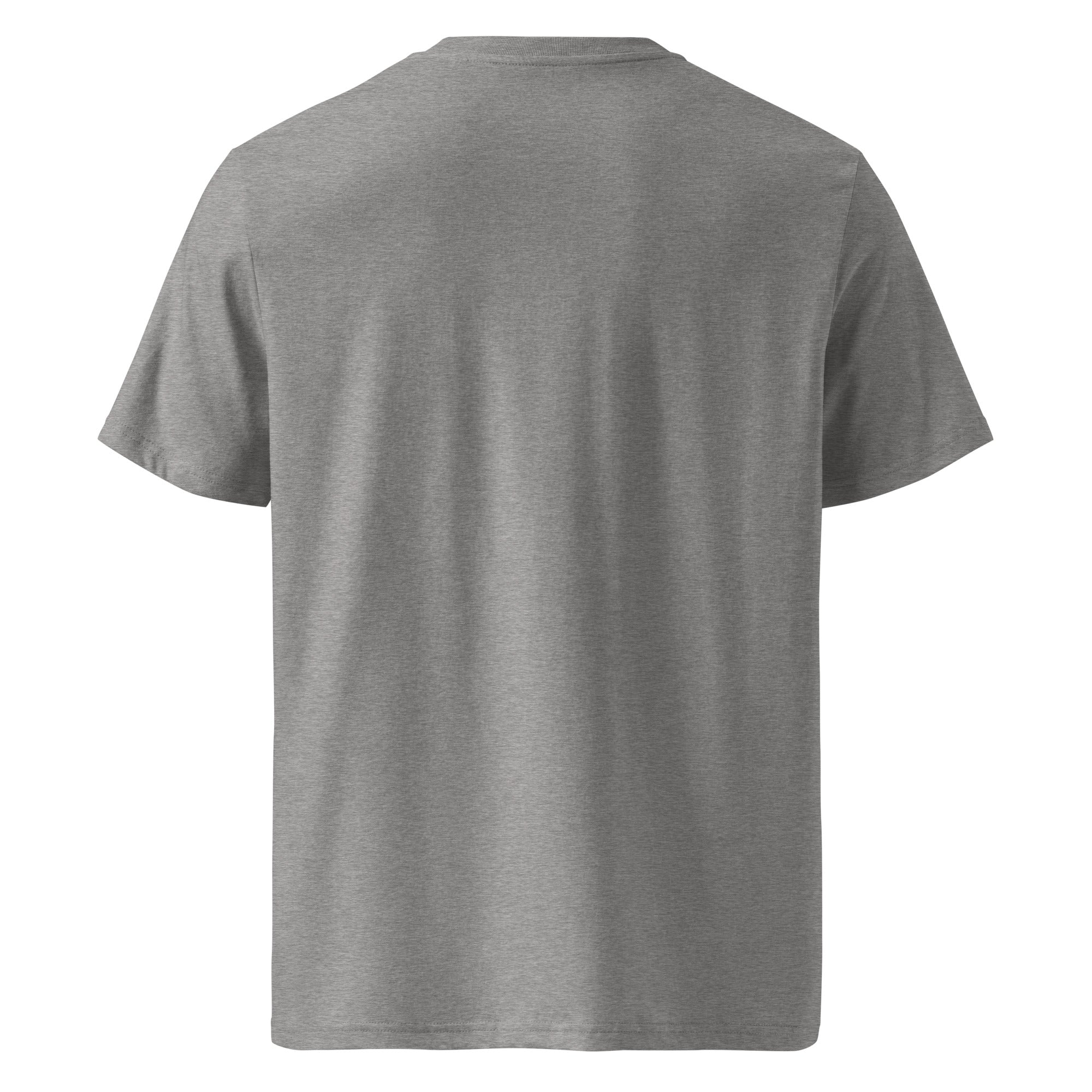 Unisex organic ribbed neck t-shirt