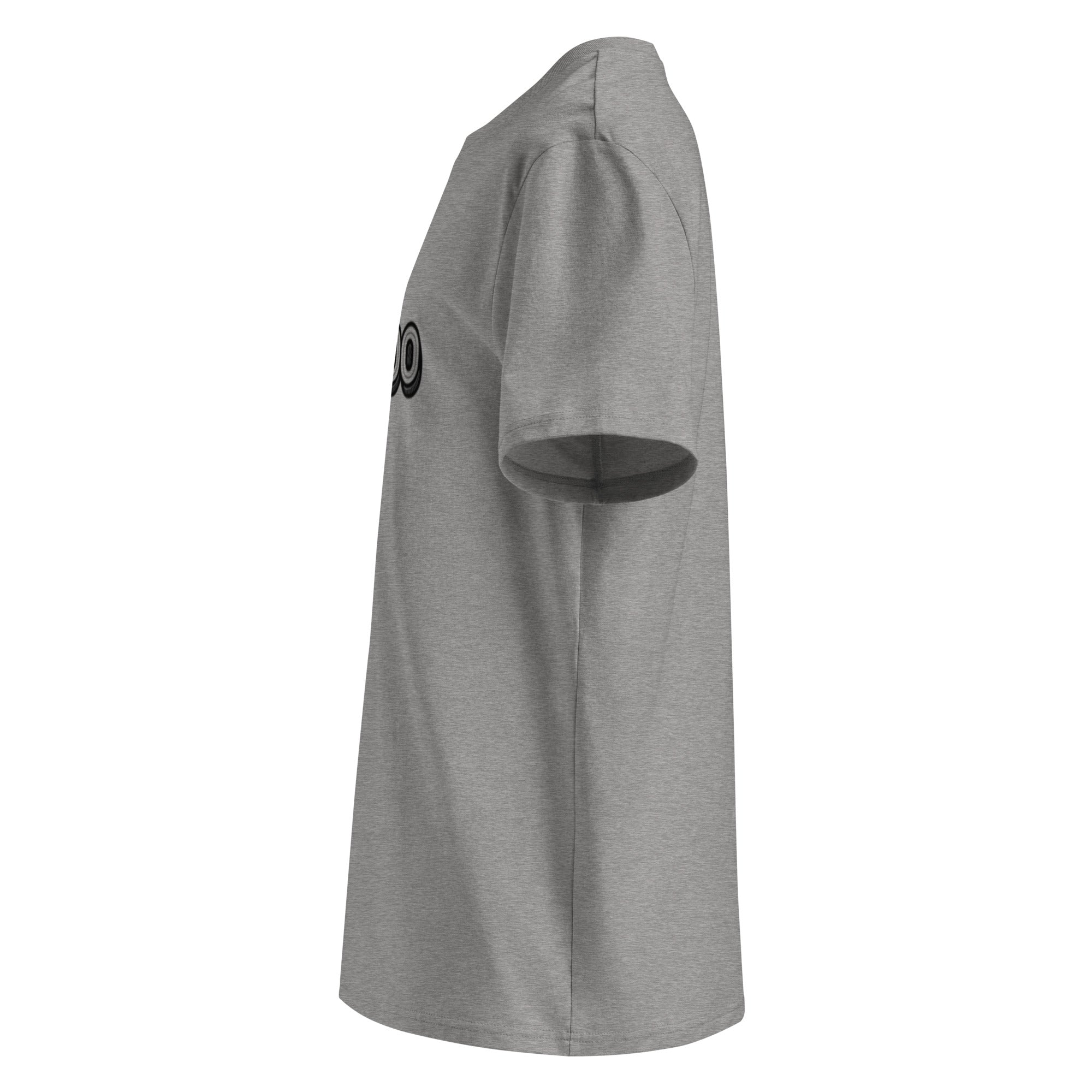 Unisex organic ribbed neck t-shirt