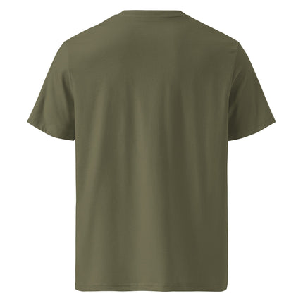 Unisex organic ribbed neck t-shirt