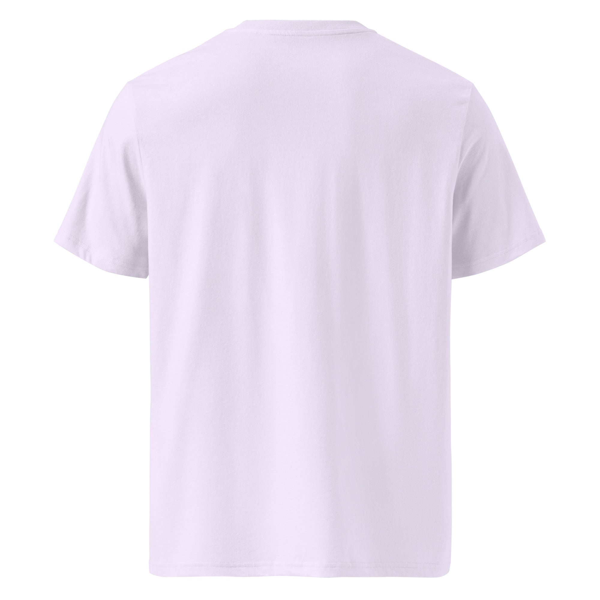 Unisex organic ribbed neck t-shirt