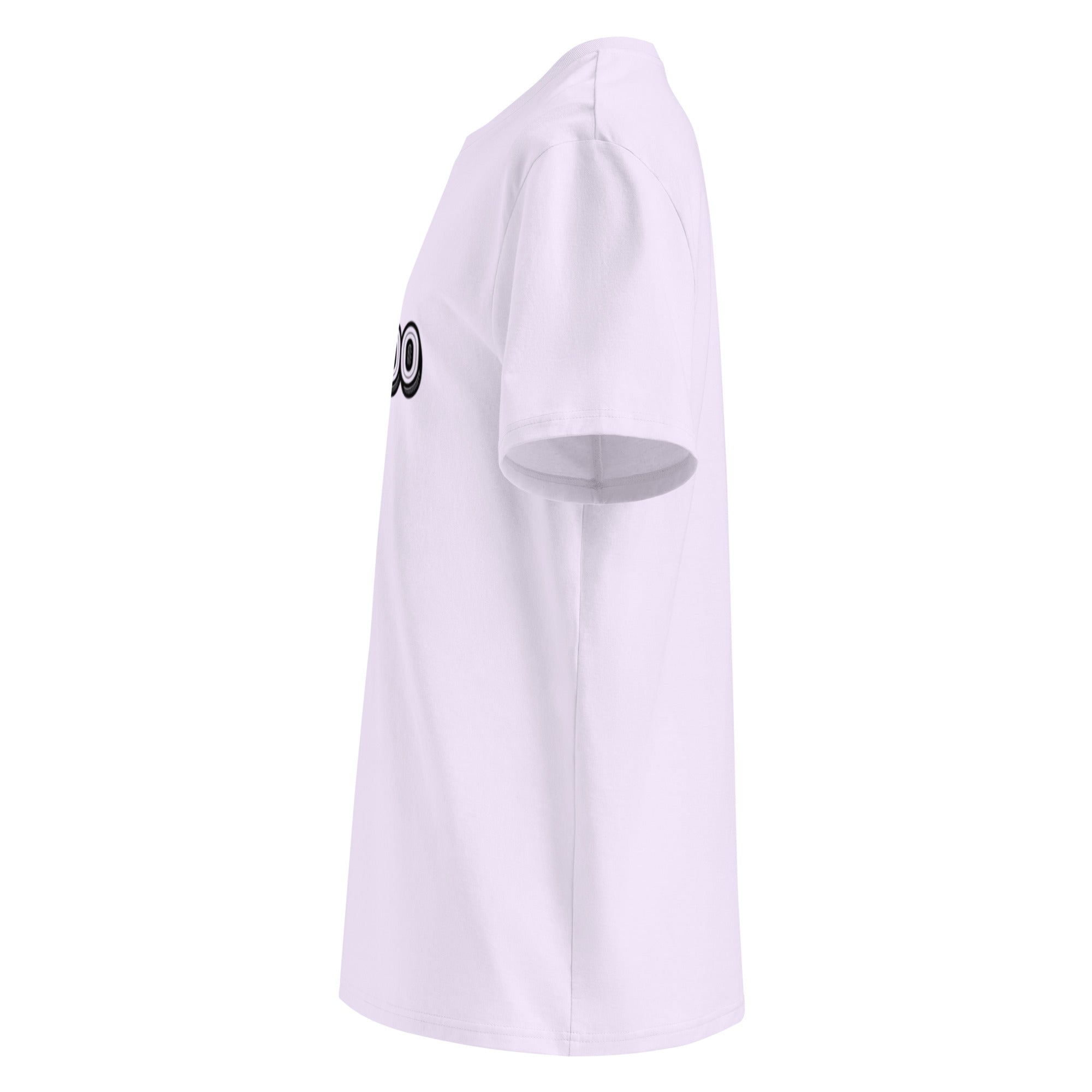 Unisex organic ribbed neck t-shirt