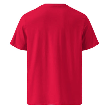 Unisex organic ribbed neck t-shirt