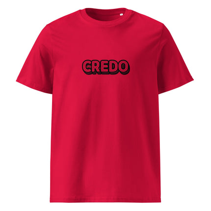 Unisex organic ribbed neck t-shirt