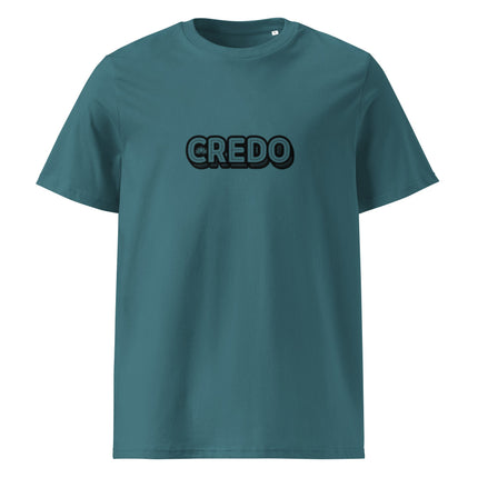 Unisex organic ribbed neck t-shirt
