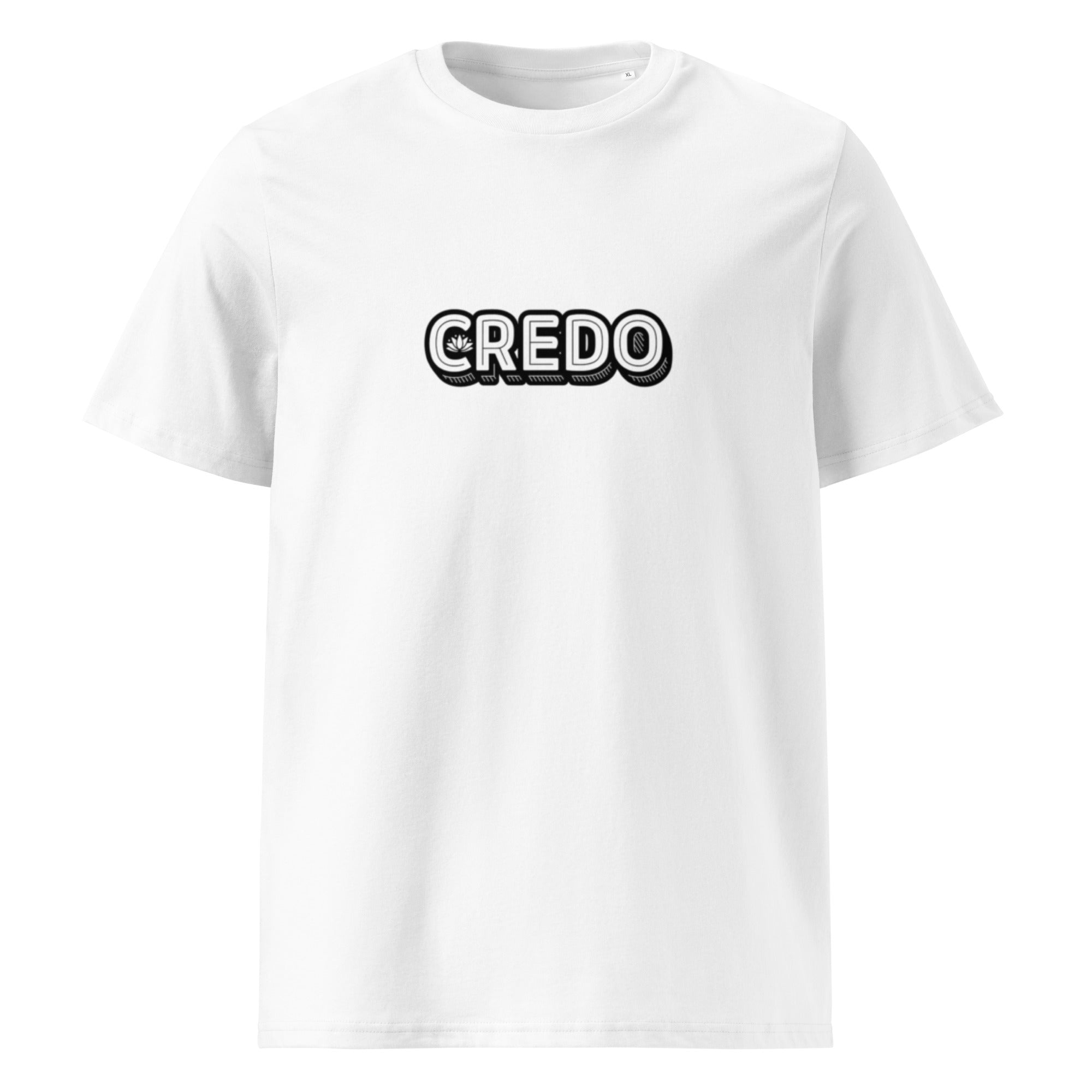 Unisex organic ribbed neck t-shirt