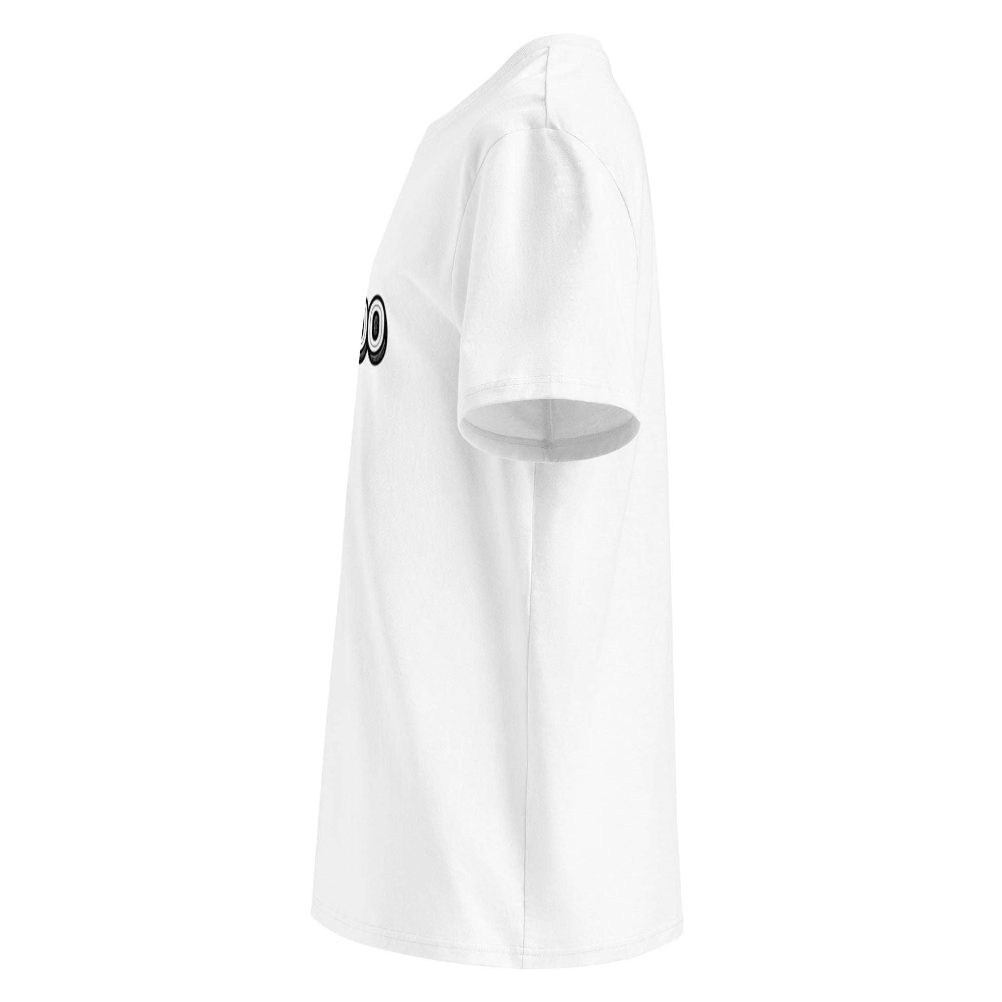 Unisex organic ribbed neck t-shirt