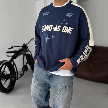 Unisex Oversize "United Verse" Long-Sleeve T-shirt