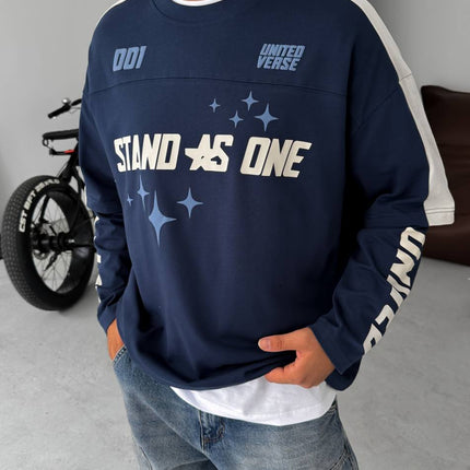 Unisex Oversize "United Verse" Long-Sleeve T-shirt