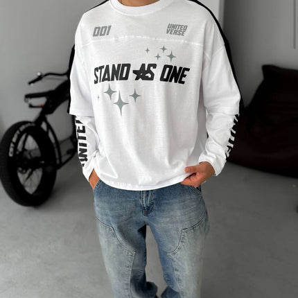 Unisex Oversize "United Verse" Long-Sleeve T-shirt