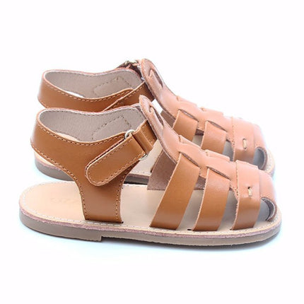 Kids' Italian Leather Sandals | Wide Toe Box & Flexible Sole for Toddlers| Venetian